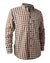 Deerhunter Jeff Long Sleeve Shirt in Brown Check #colour_brown-check