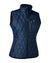 Deerhunter Lady Mossdale Quilted Waistcoat in Dress Blue #colour_dress-blue