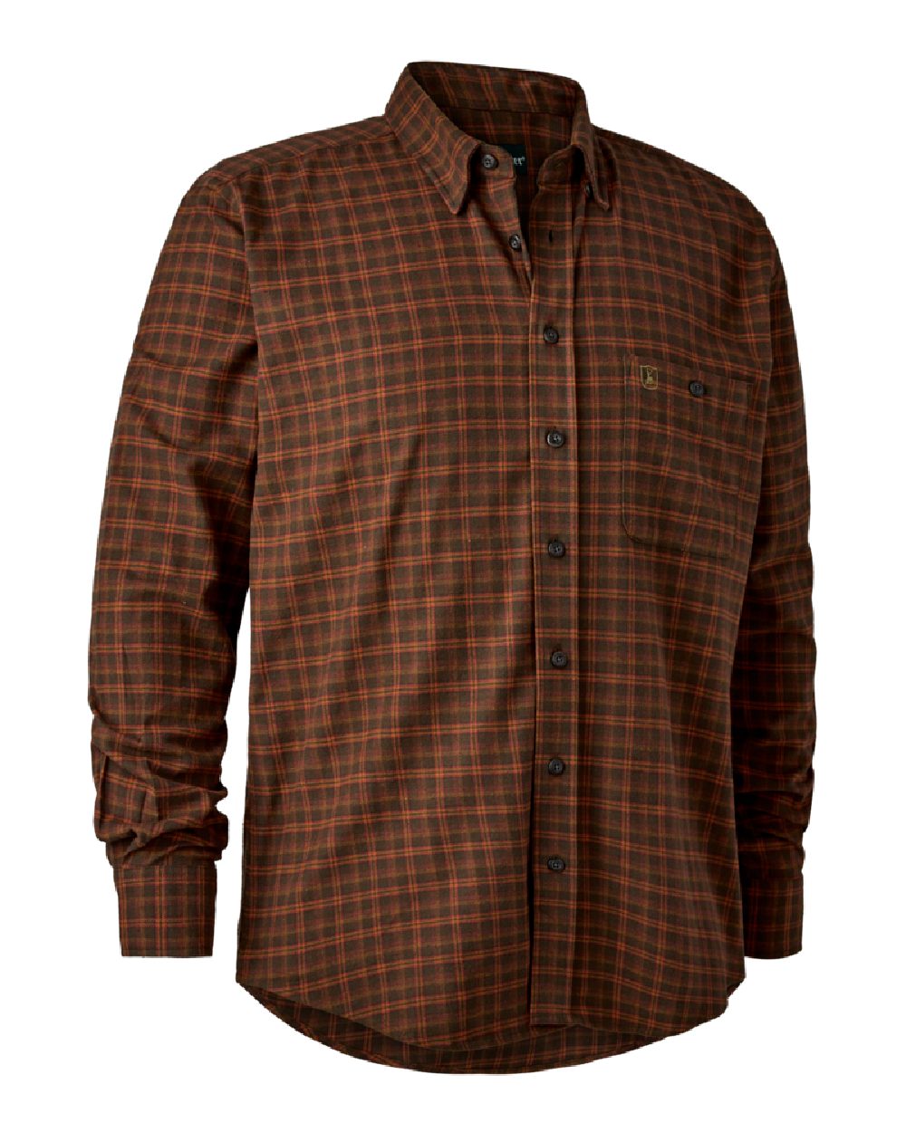 Deerhunter Victor Shirt in Brown Check