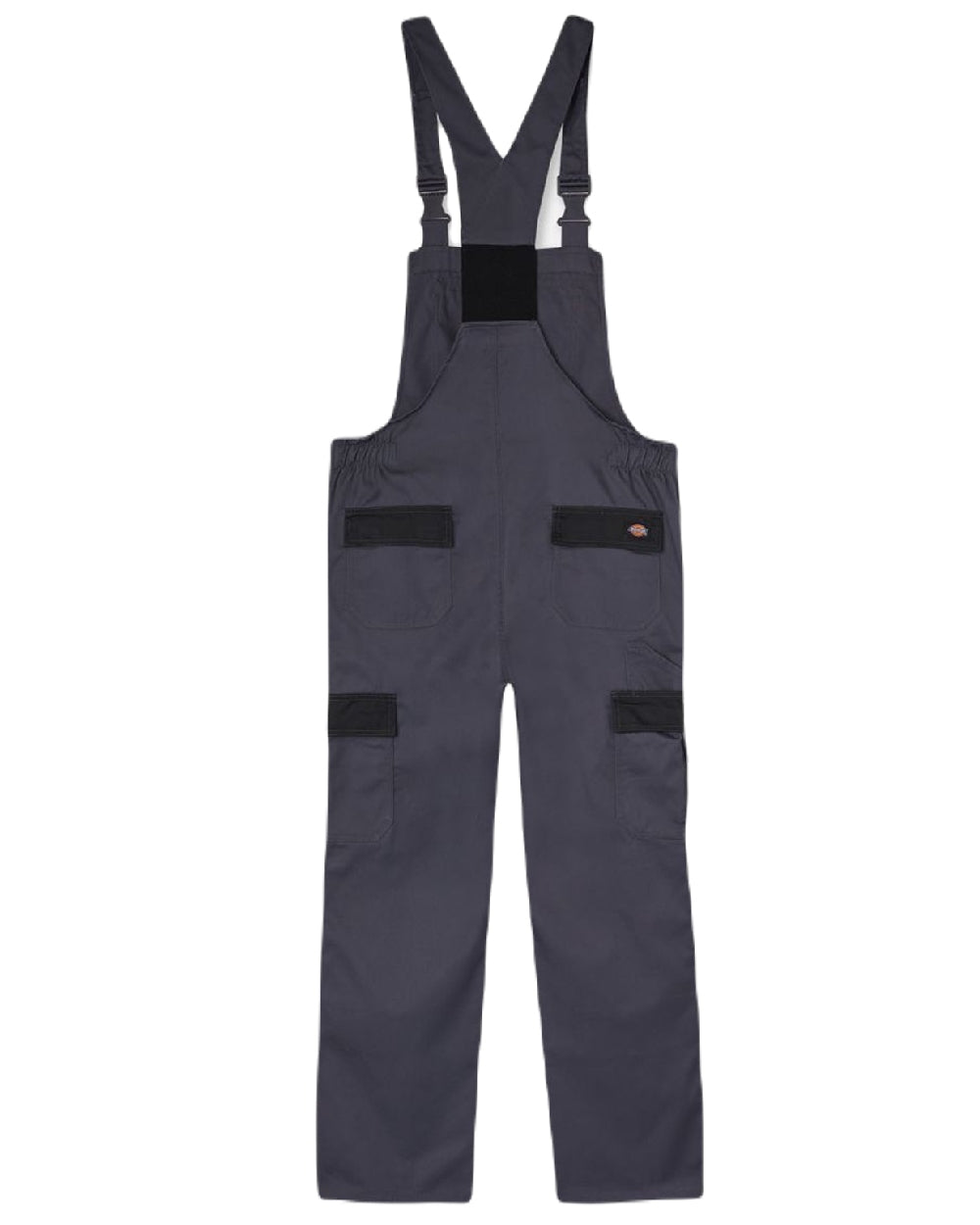 Grey coloured Dickies Everyday Bib and Brace on white background