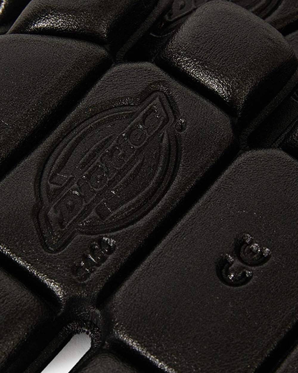 Black coloured Dickies Knee Pads on white background