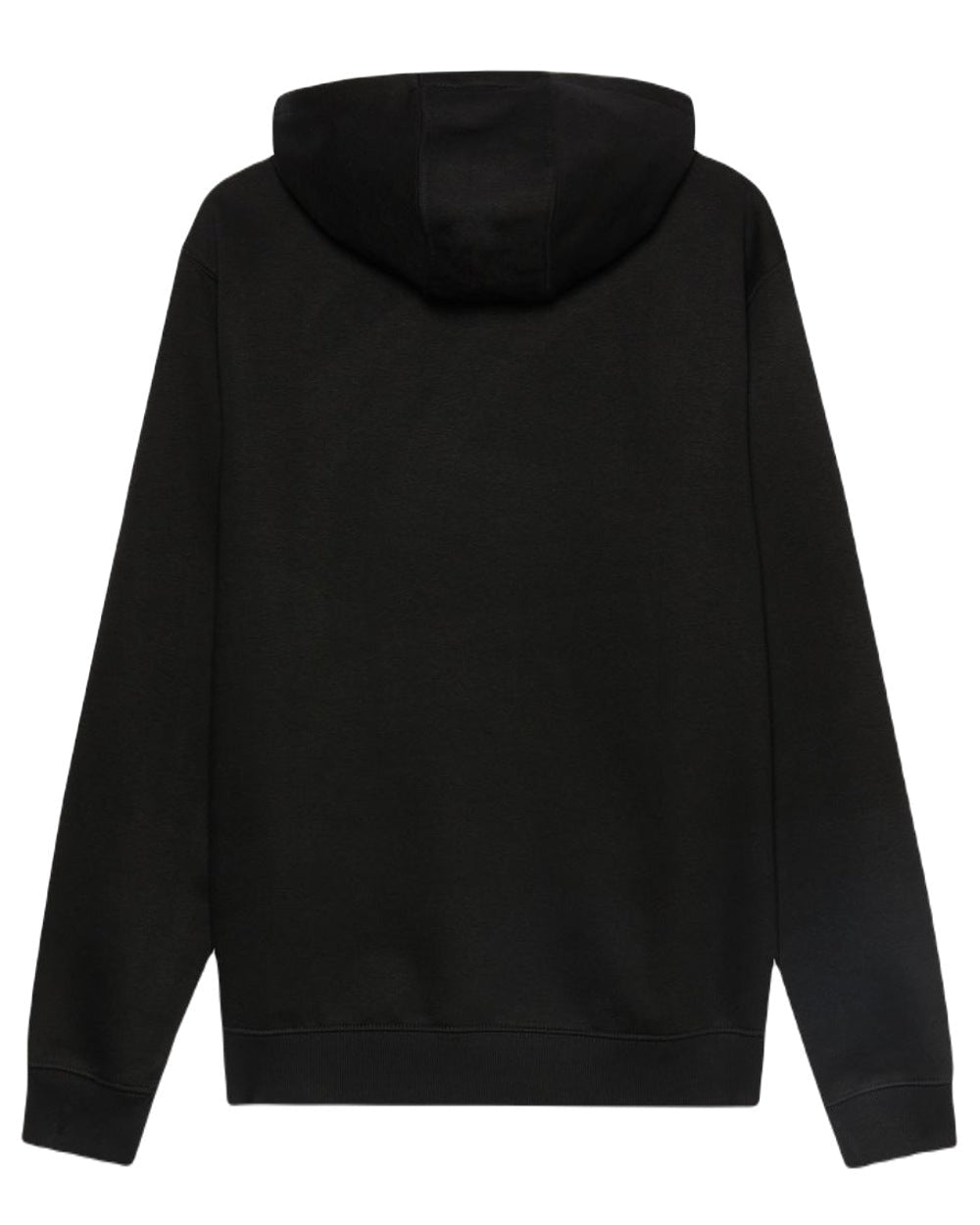 Black coloured Dickies Logo Graphic Fleece Hoodie on white background