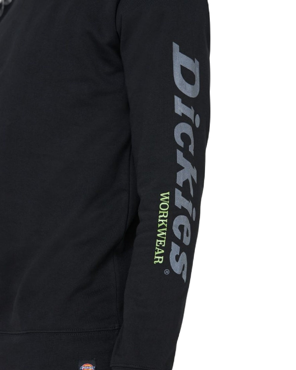Black coloured Dickies Okemo Graphic Sweatshirt on white background