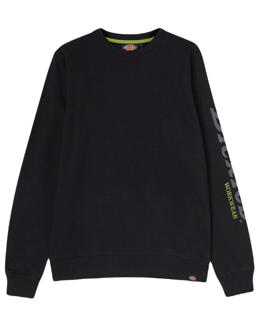 Black coloured Dickies Okemo Graphic Sweatshirt on white background