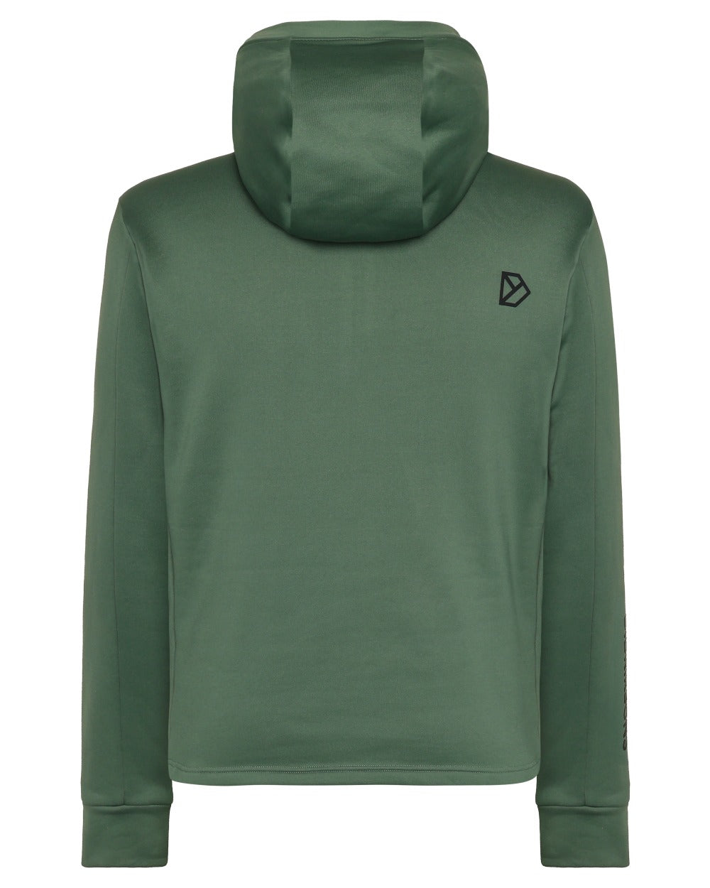 Dark Moss coloured Didriksons Acke Full Zip Jacket on white background