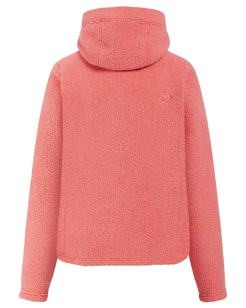 Pink Blush Coloured Didriksons Anniken Womens Full Zip Fleece on White background