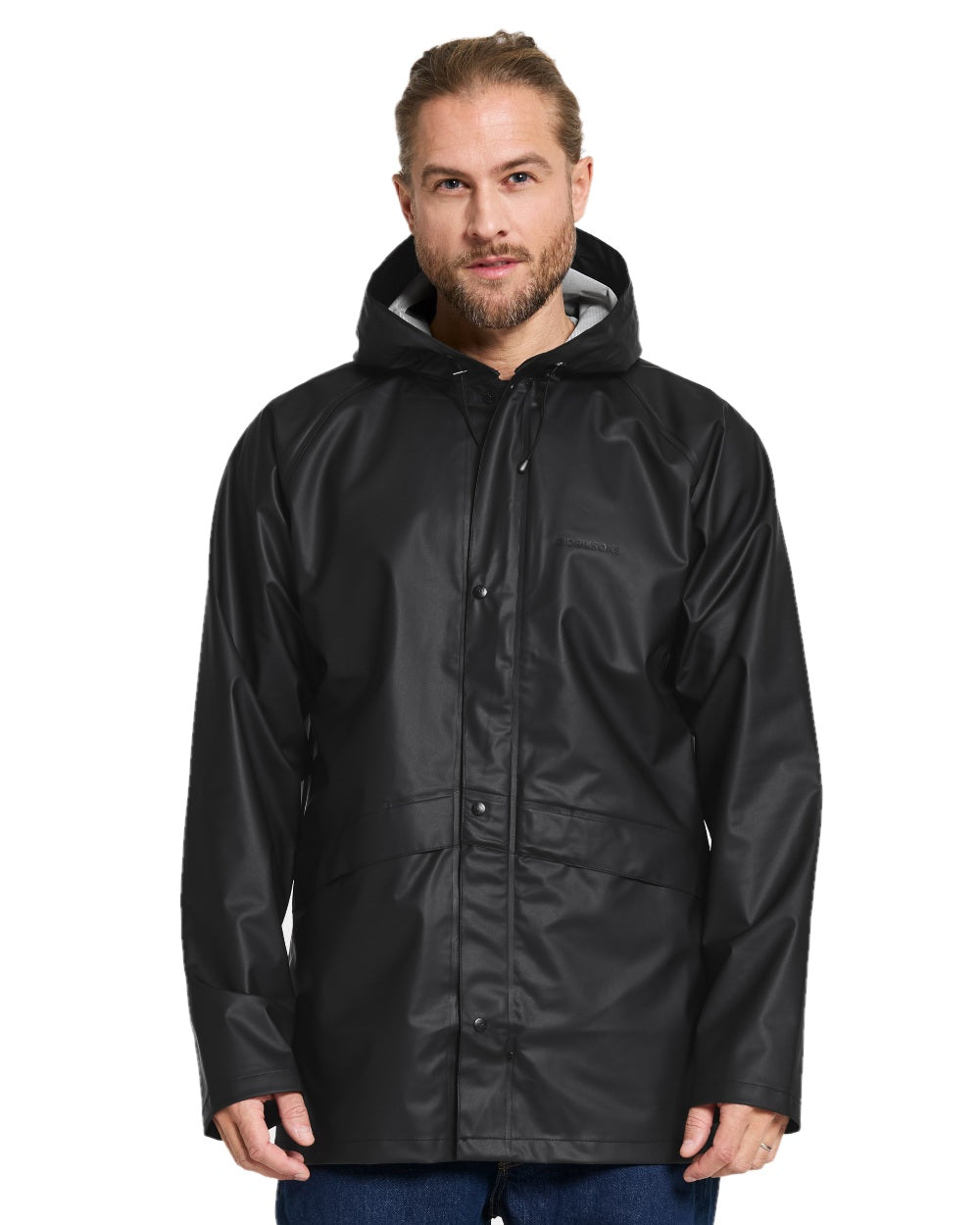 Black coloured Didriksons Avon Galon Jacket 2 on white background