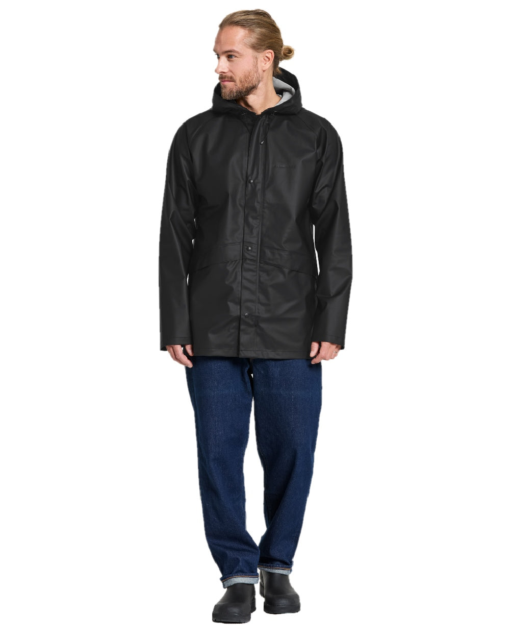 Black coloured Didriksons Avon Galon Jacket 2 on white background