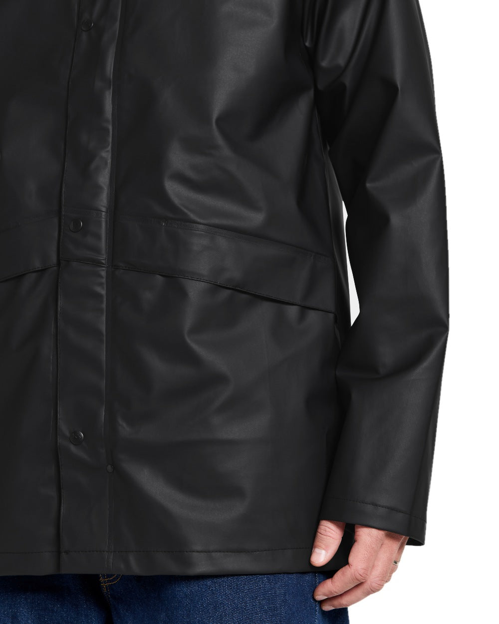 Black coloured Didriksons Avon Galon Jacket 2 on white background