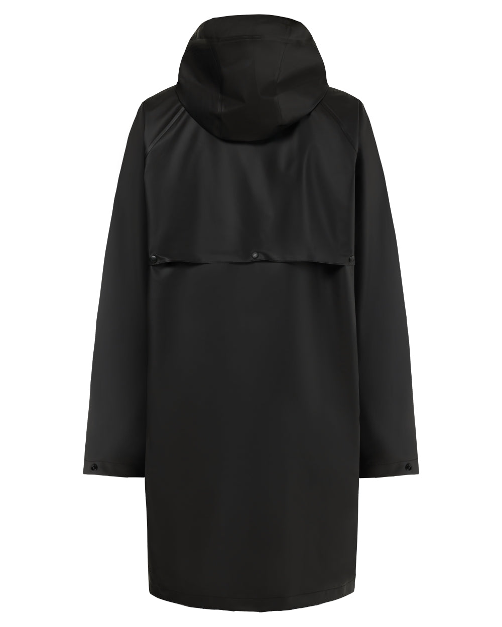 Black coloured Didriksons Avon Parka on white background
