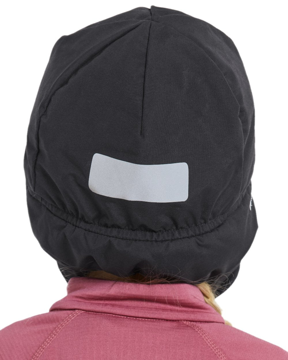 Black Coloured Didriksons Biggles Kids Cap on white background