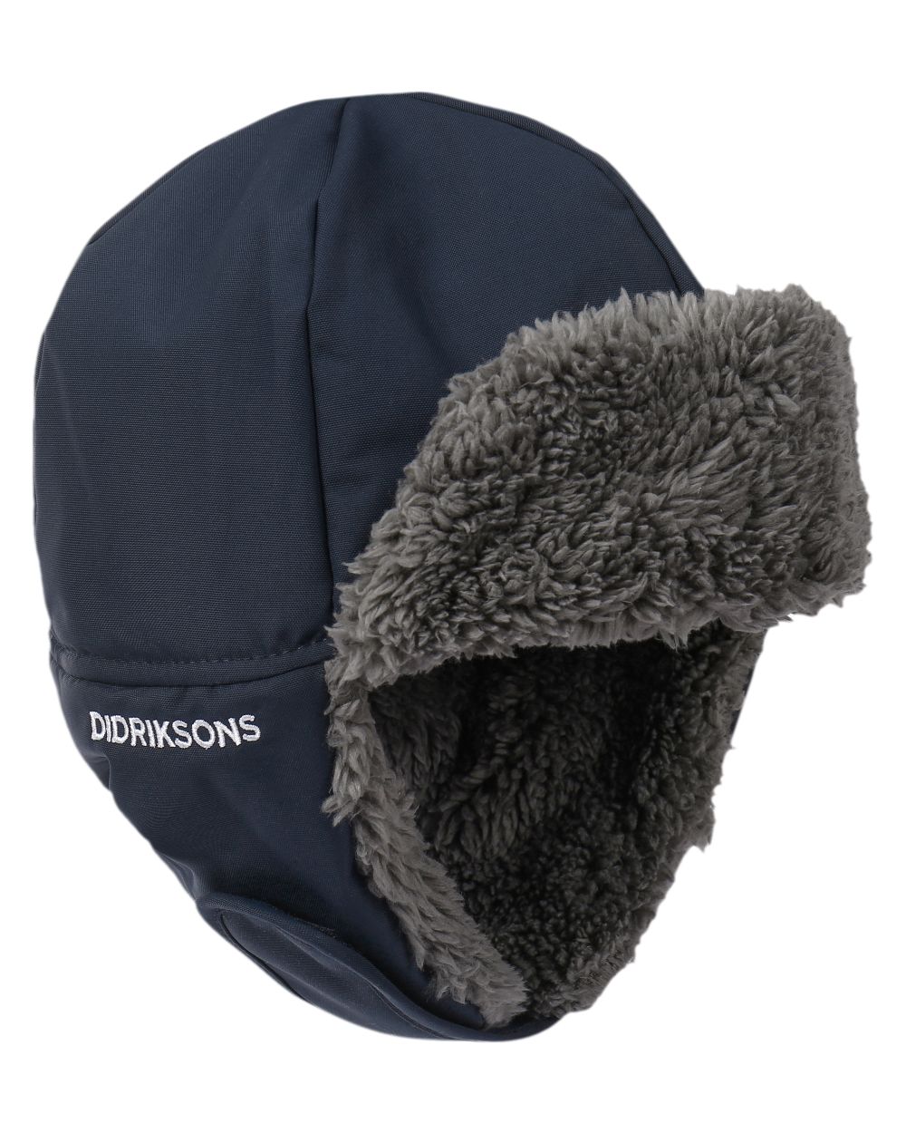 Navy Coloured Didriksons Biggles Kids Cap on white background
