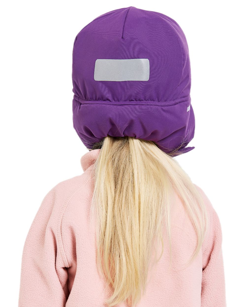 Royal Purple Coloured Didriksons Biggles Kids Cap on white background