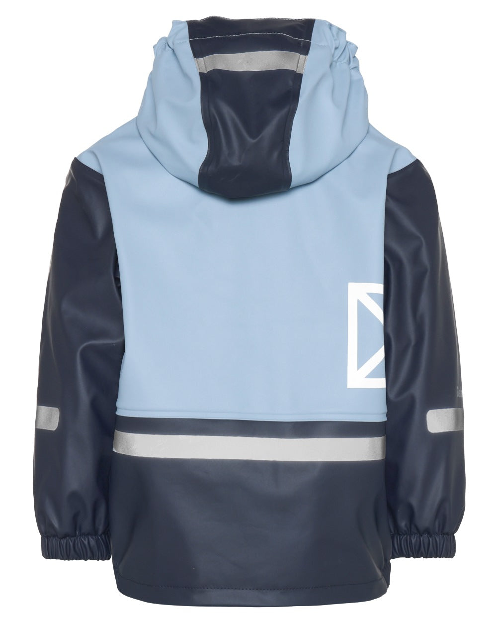 Cloud Blue coloured Didriksons Boardman Kids Rain Set on white background