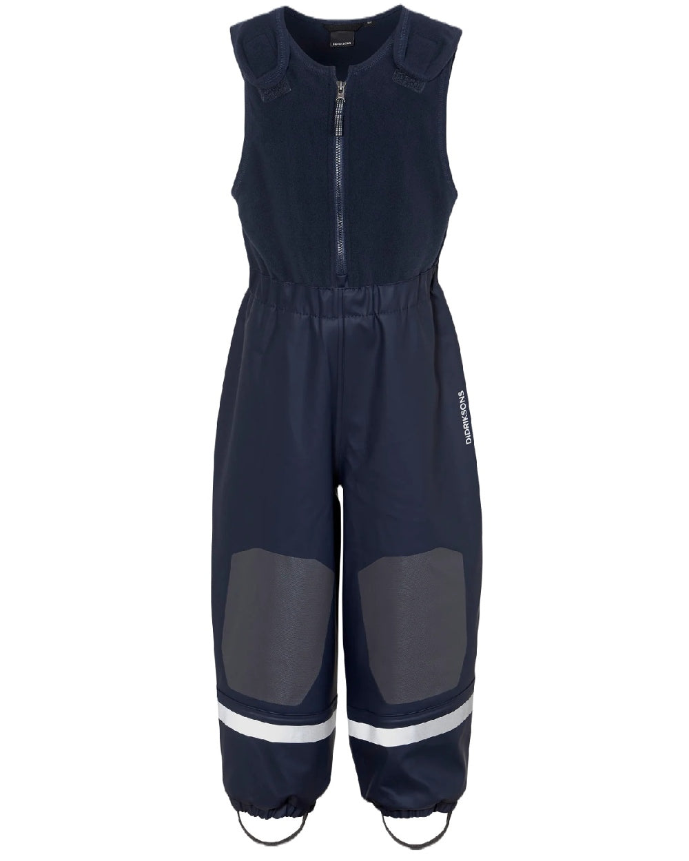 Navy Coloured Didriksons Boardman Kids Rain Set on a white background