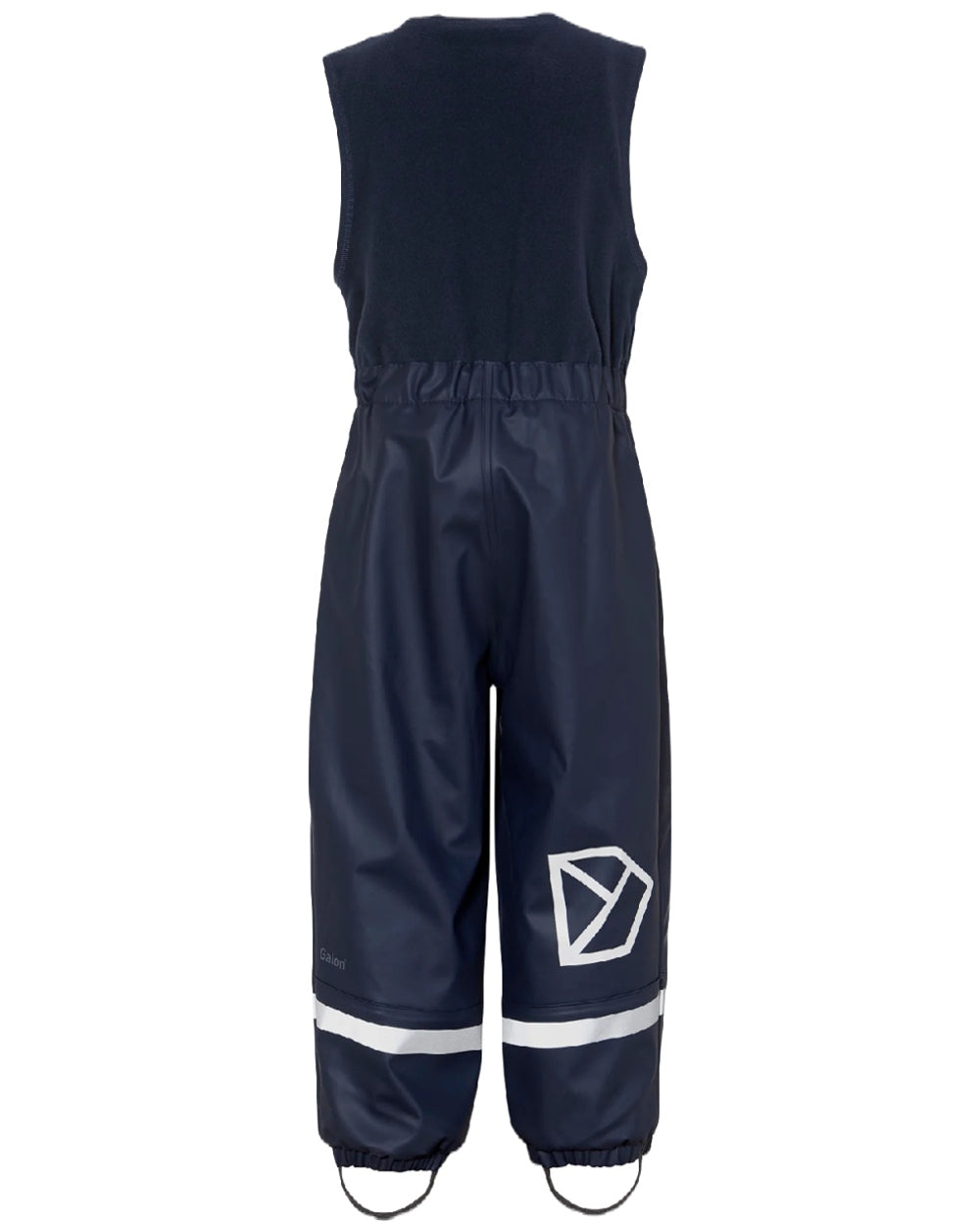 Navy Coloured Didriksons Boardman Kids Rain Set on a white background