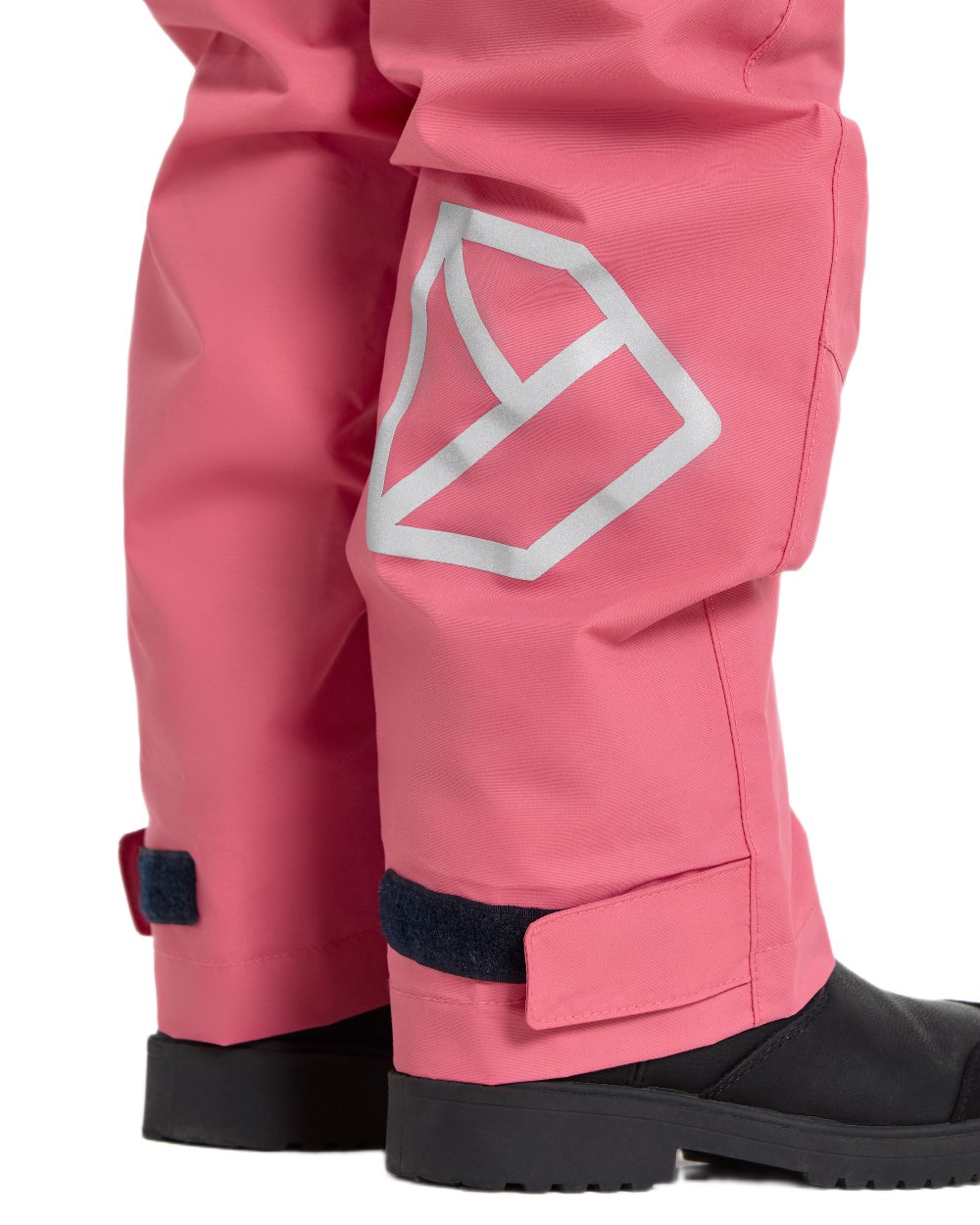 Dusty Azalea coloured Didriksons Childrens Avan Pants 2 on white background