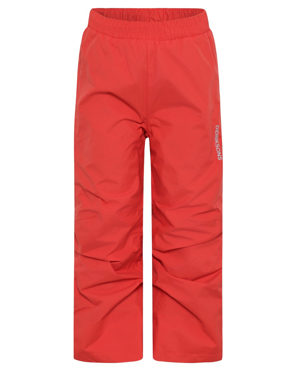 Paprika coloured Didriksons Childrens Avan Pants 2 on white background