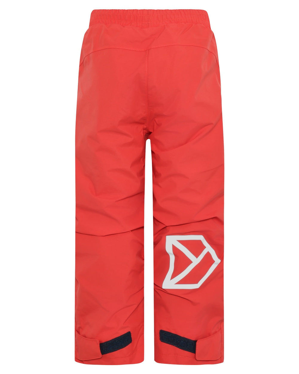 Paprika coloured Didriksons Childrens Avan Pants 2 on white background