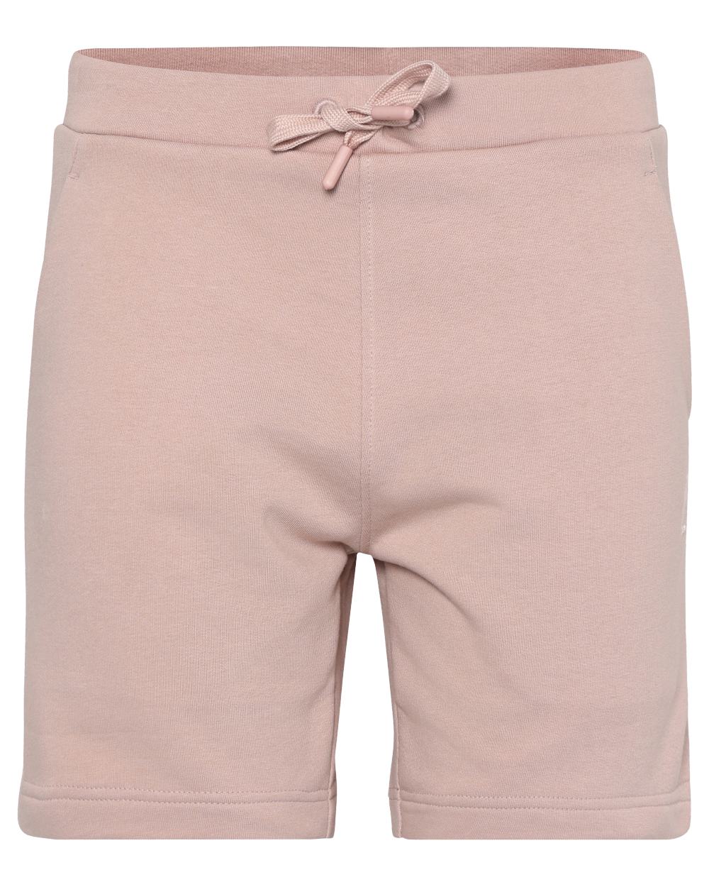 Vintage Pink coloured Didriksons Childrens Fejan Shorts on white background