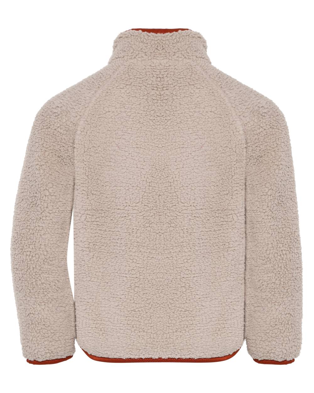 Beach Beige Rust coloured Didriksons Childrens Gibbs Full Zip Jacket 2 on white background