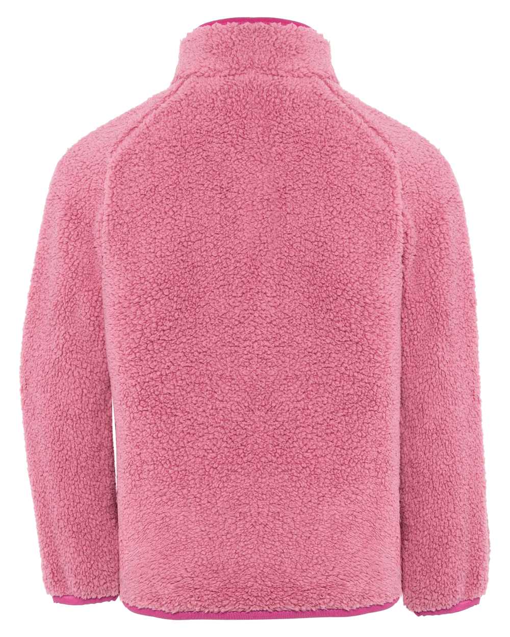 Heather Pink Cactus Pink coloured Didriksons Childrens Gibbs Full Zip Jacket 2 on white background