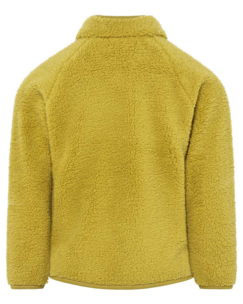 Yellow Pollen coloured Didriksons Childrens Gibbs Full Zip Jacket 2 on white background