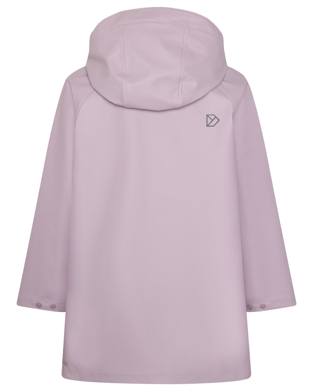 Dusty Lilac coloured Didriksons Childrens Giga Jacket on white background