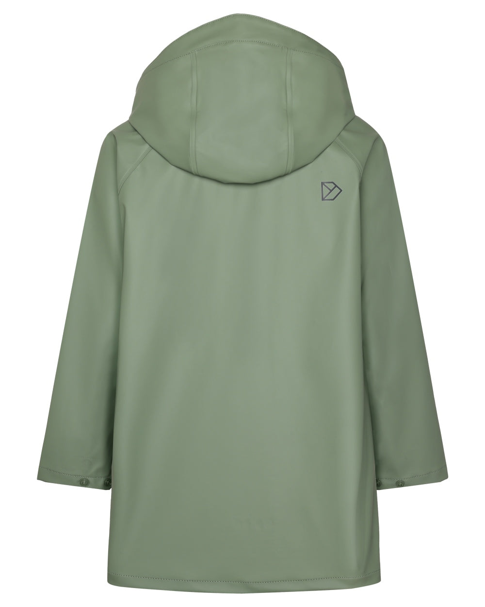 Light Moss coloured Didriksons Childrens Giga Jacket on white background