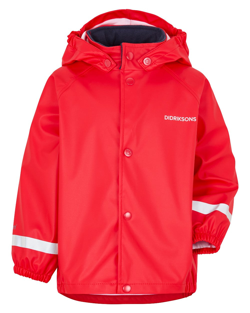 Flag Red coloured Didriksons Childrens Slaskeman Rain Set on white background