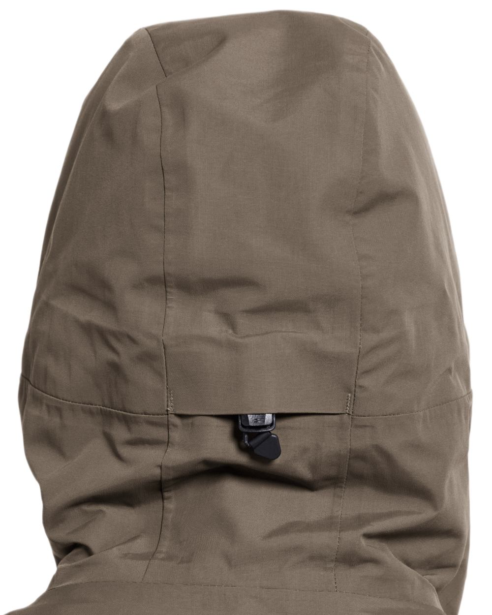 Mocha Brown coloured Didriksons Frida Womens Parka 7 on white background