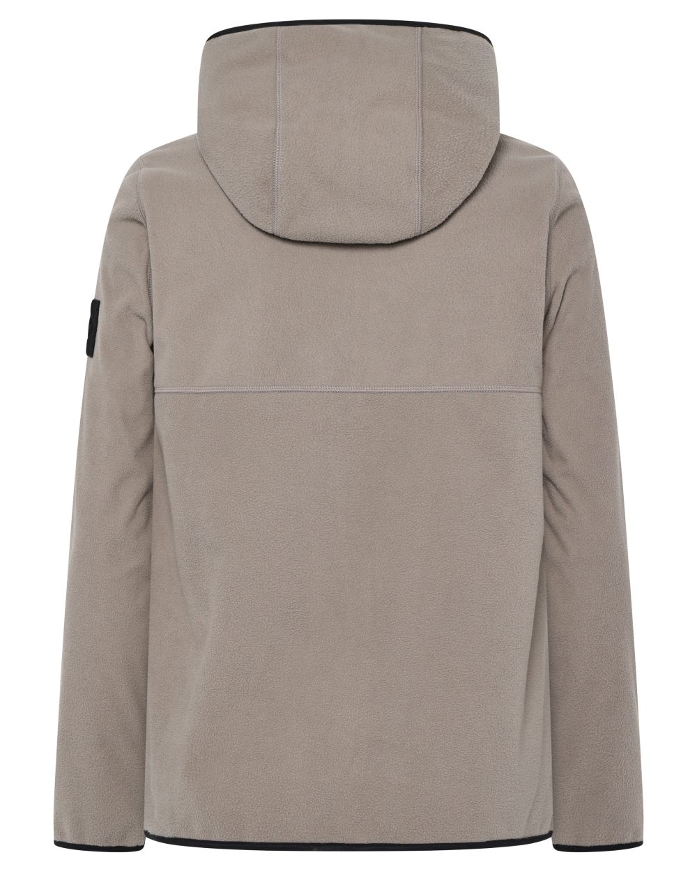 Ash Brown coloured Didriksons Helmit Windproof Full Zip Fleece on white background