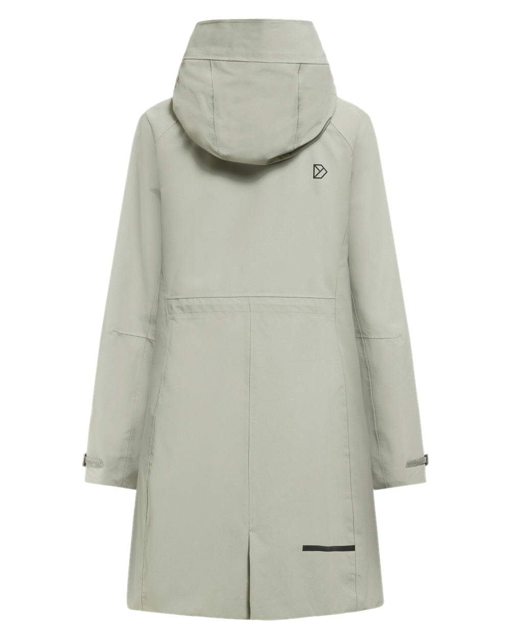 Wilted Leaf coloured Didriksons Womens Parka on white background