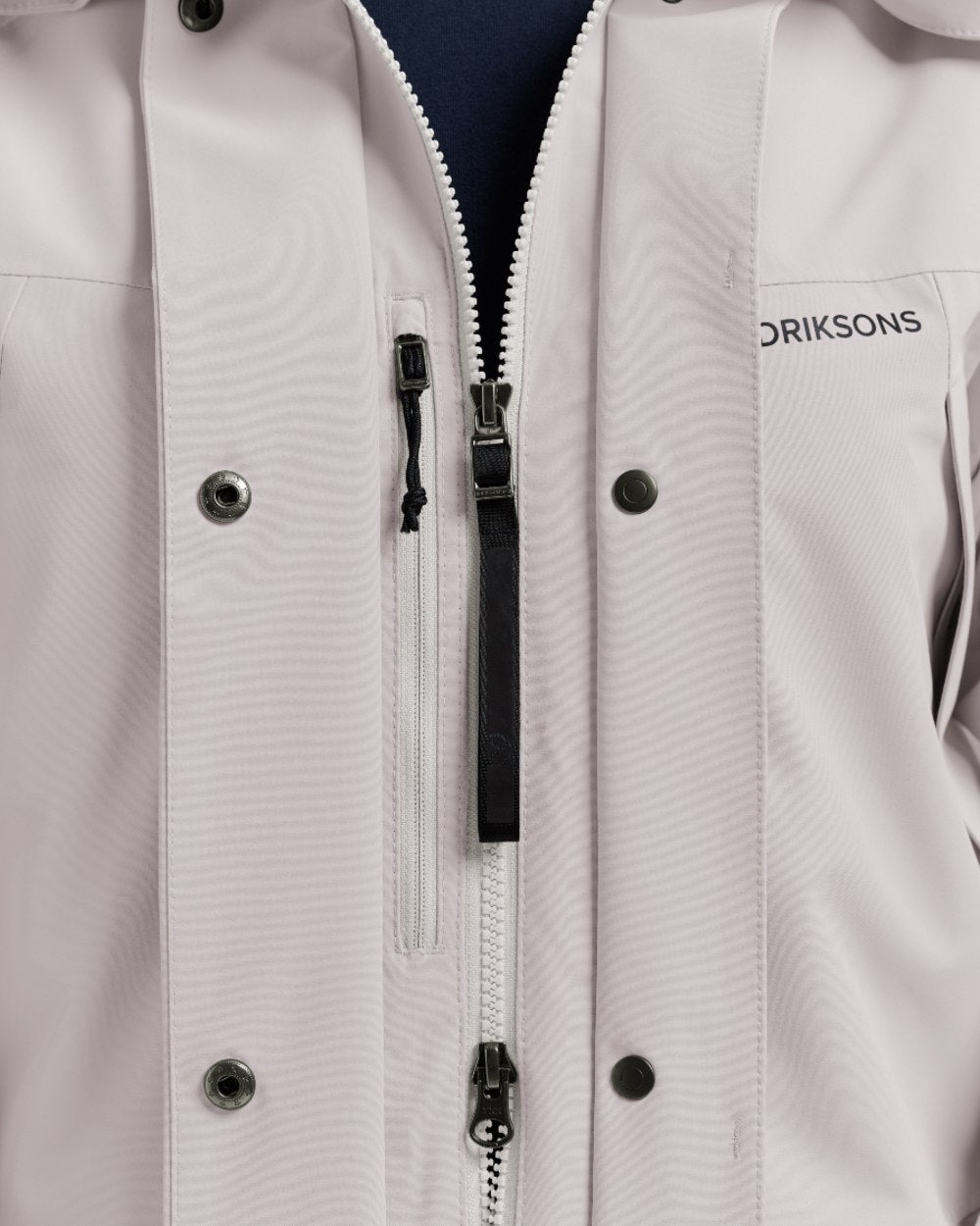 Sunrise Mist Coloured Didriksons Ilma Womens Waterproof Parka 8 on White Background