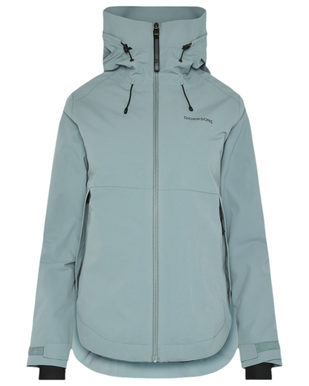 Factory Blue Coloured Didriksons Jennie Womens Jacket on white background