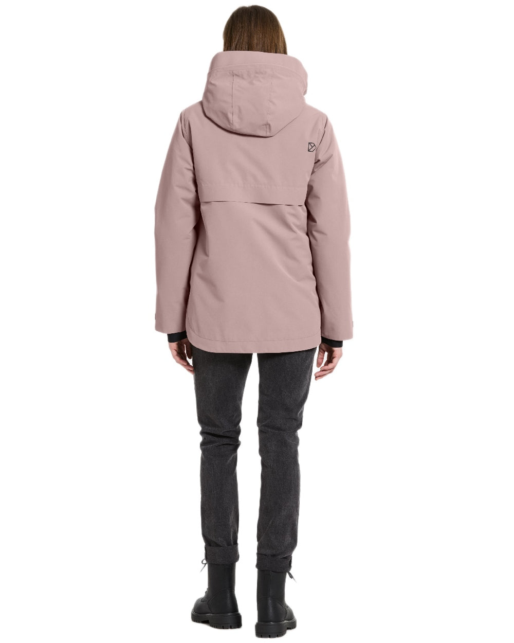 Faded Wine Coloured Didriksons Jennie Womens Jacket on white background