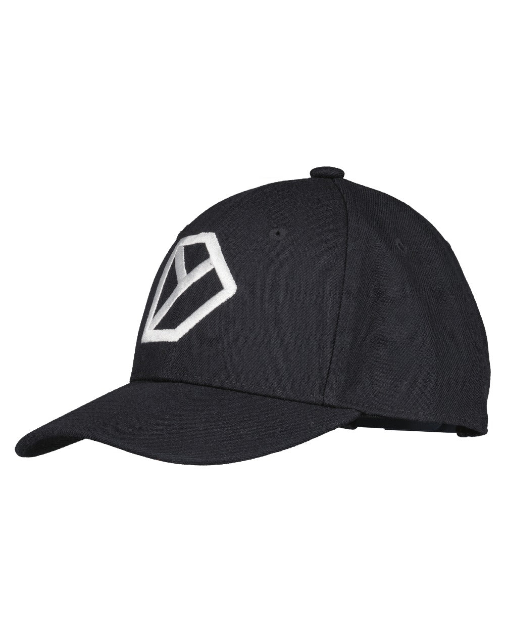 Navy coloured Didriksons Kids Plommon Cap on white background