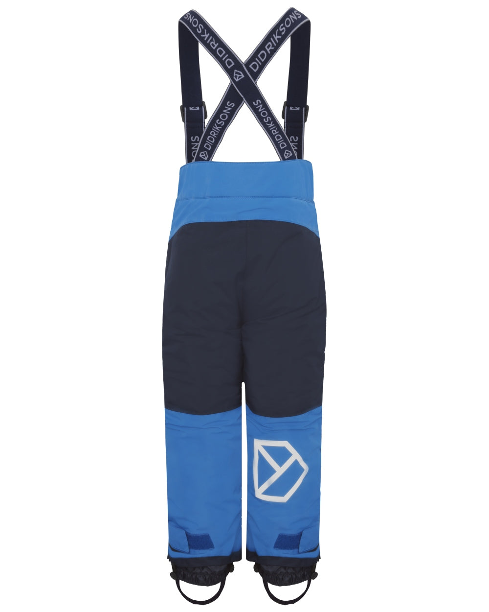 Sapphire Blue Coloured Didriksons Kids Skare Set on white background