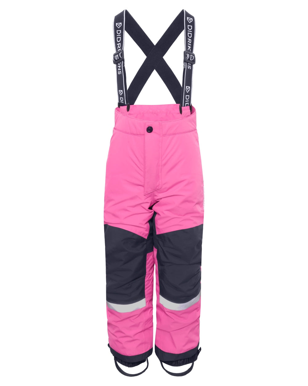 Sweet Pink Coloured Didriksons Kids Skare Set on white background