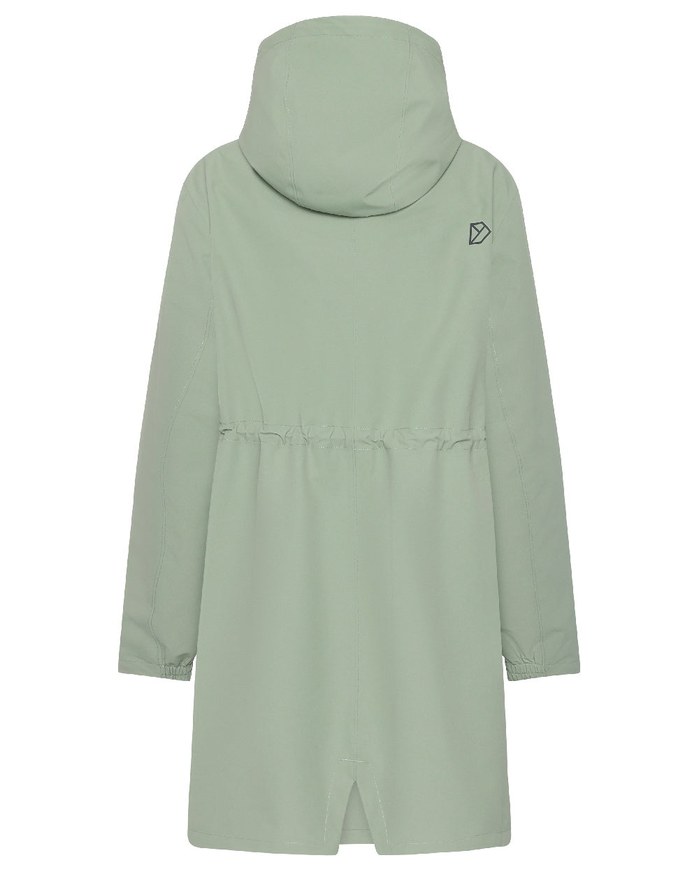 Wilted Leaf coloured Didriksons Marta Womens Parka 3 on white background