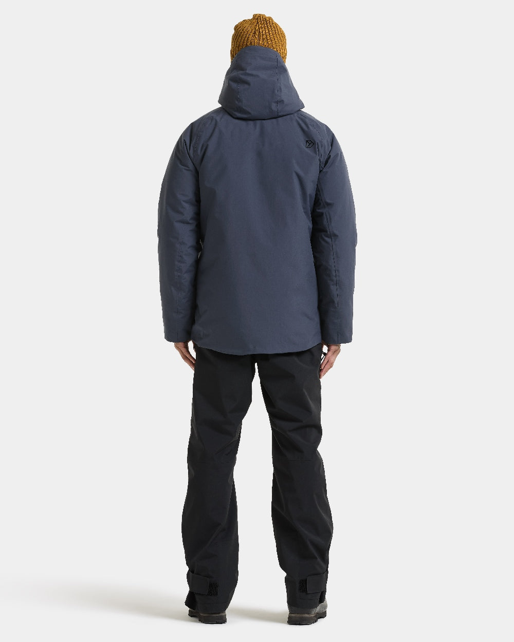 Sleepy Blue coloured Didriksons Marvin Mens Jacket on white background