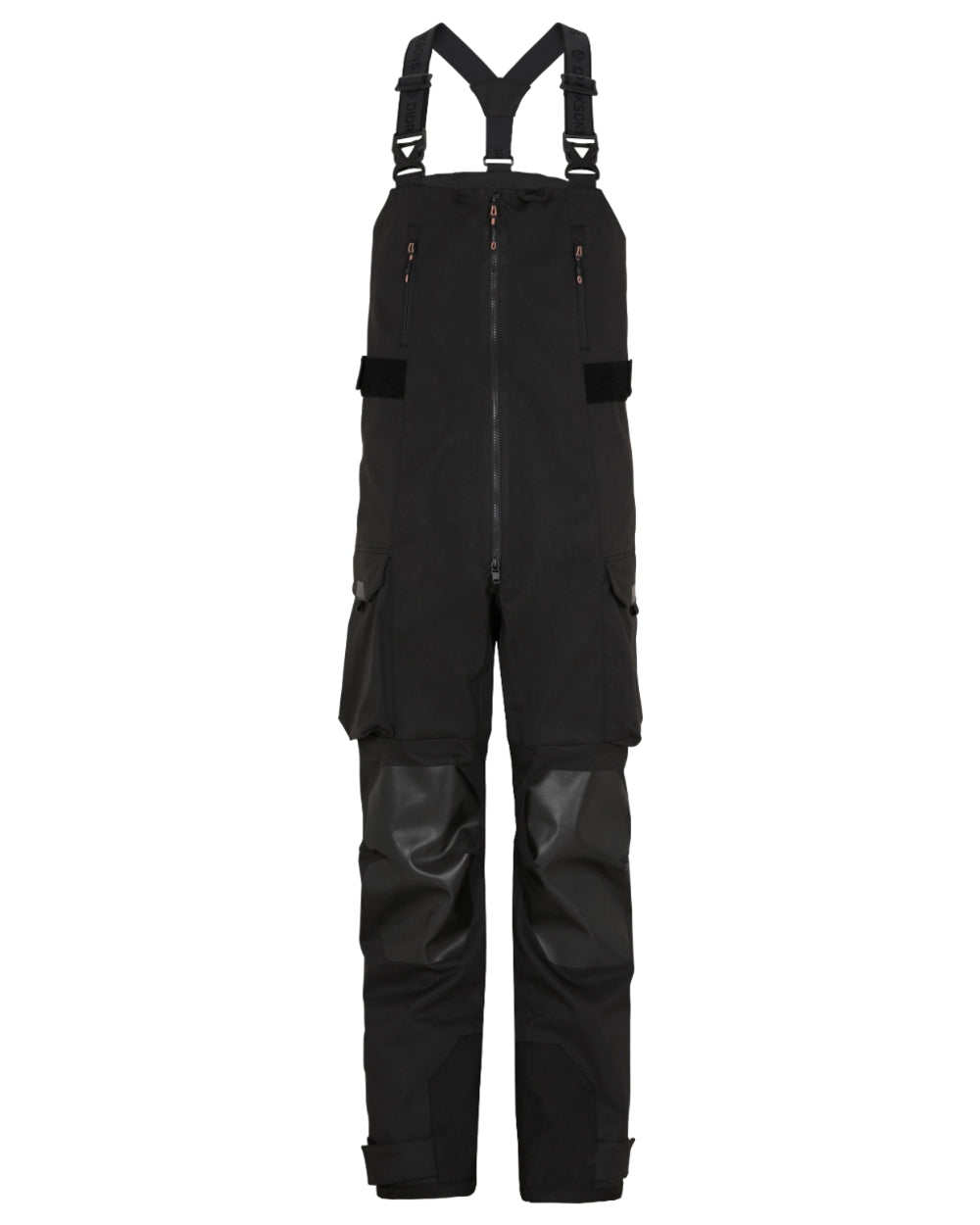Black coloured Didriksons Mens Aegis Pants 2 on white background