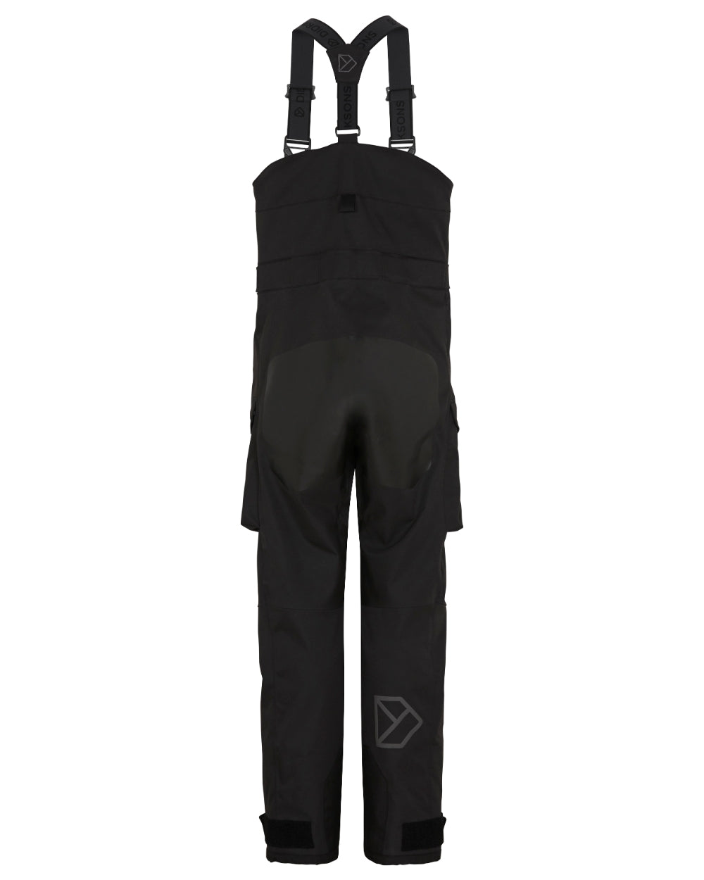Black coloured Didriksons Mens Aegis Pants 2 on white background