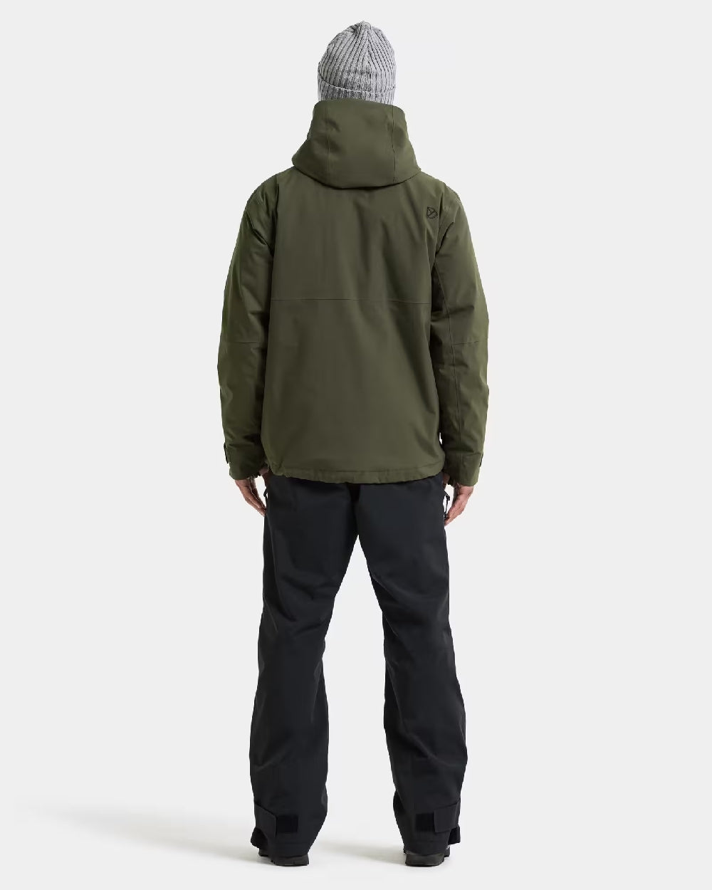 Deep Green Coloured Didriksons Mens Asp Jacket on White Background