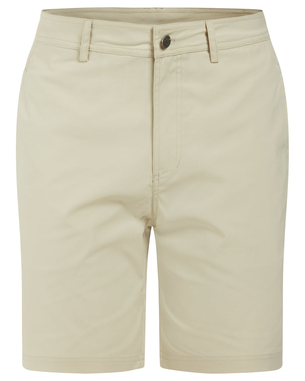 Light Beige coloured Didriksons Mens Bracke Shorts on white background