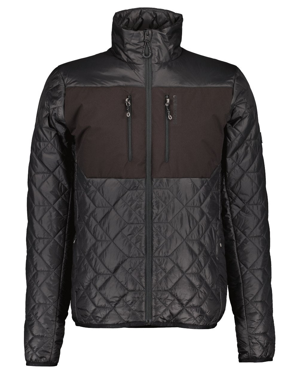 Black coloured Didriksons Mens Fegen Jacket on white background