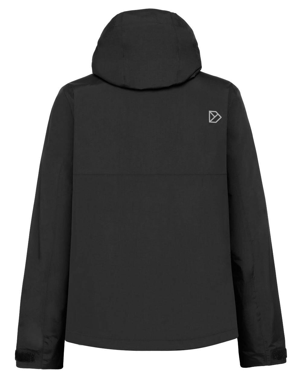 Solid Black coloured Didriksons Mens Grit Jacket on white background