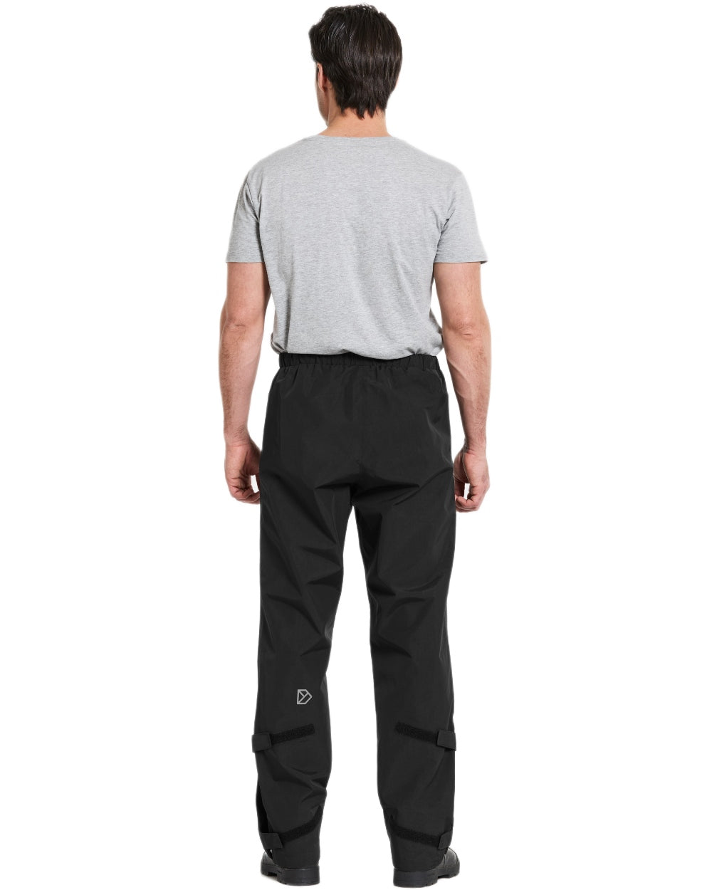 Black coloured Didriksons Mens Grit Pants 4 on white background