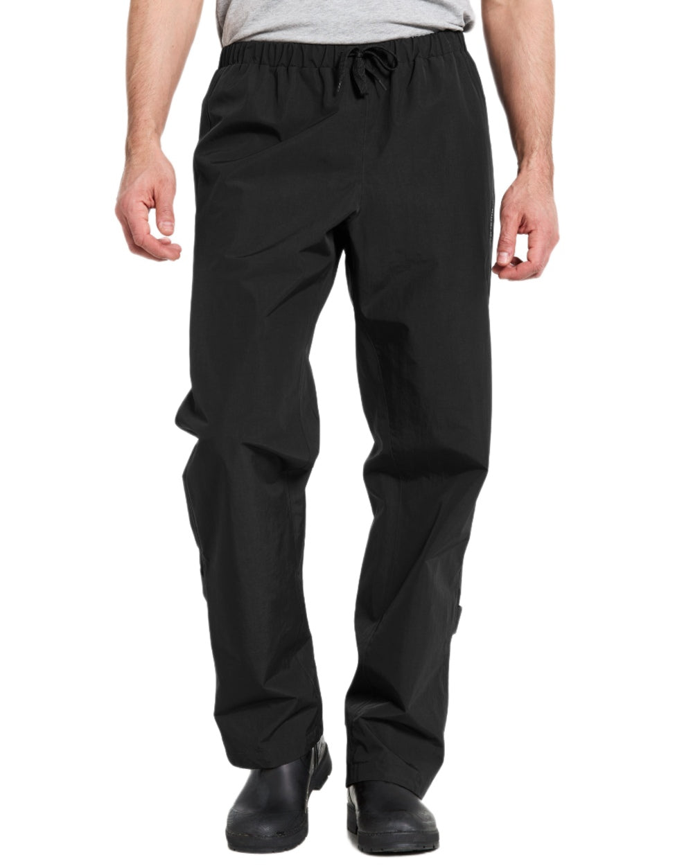 Black coloured Didriksons Mens Grit Pants 4 on white background