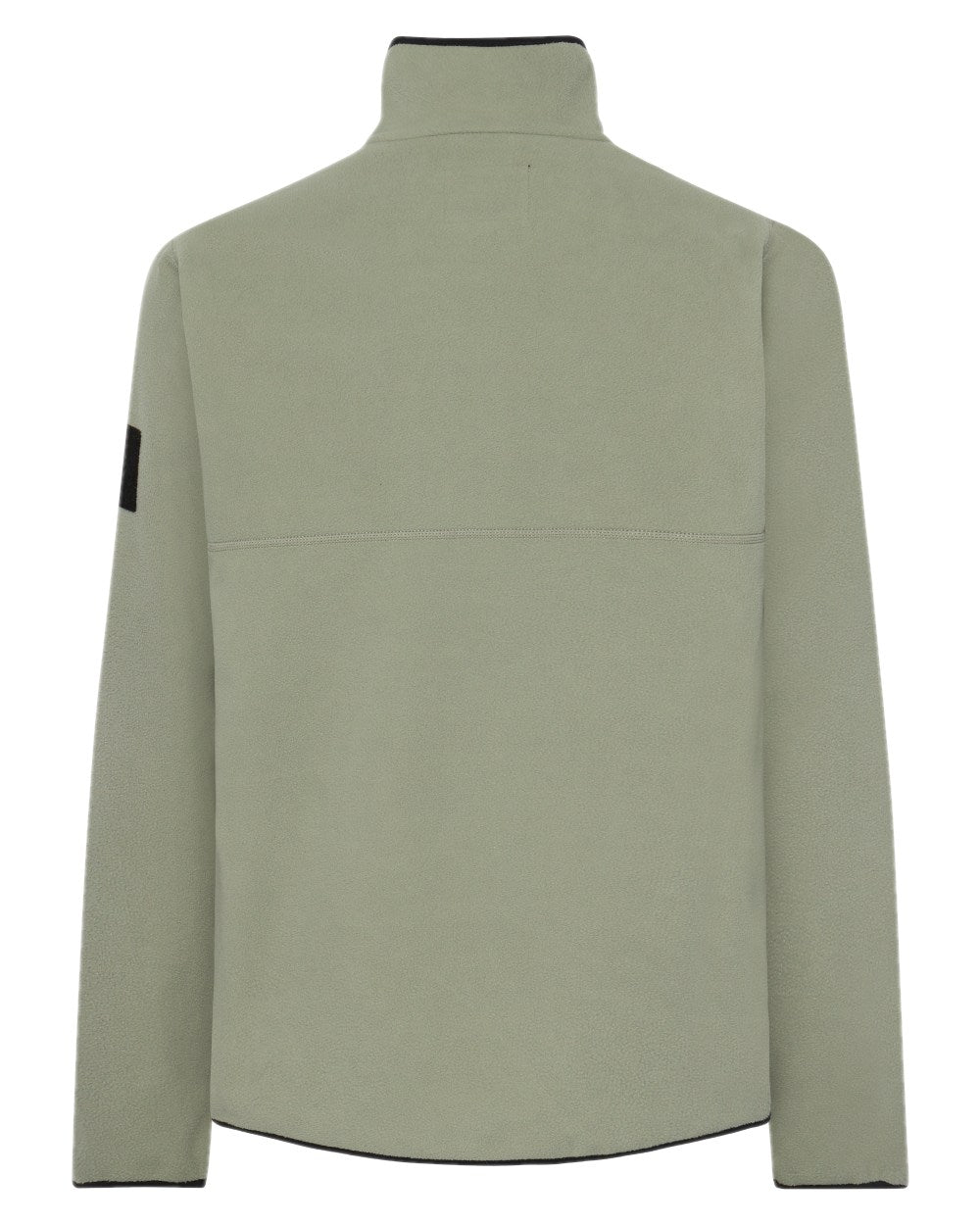 Wilted Leaf coloured Didriksons Mens Hannes Half Zip Sweater on white background